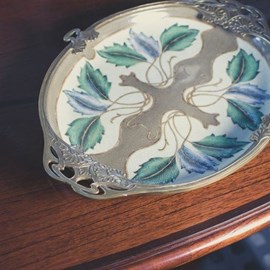 Art Nouveau Tray Porcelain